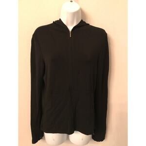 EUC‎ Max Mara black jacket size M viscose zipper
